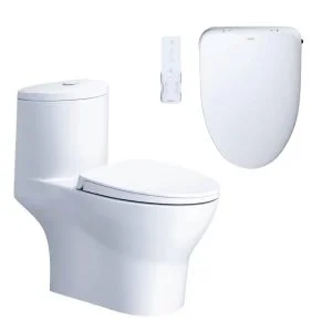 Bồn cầu 1 khối nắp điện tử Caesar C1375F/TAF710H
