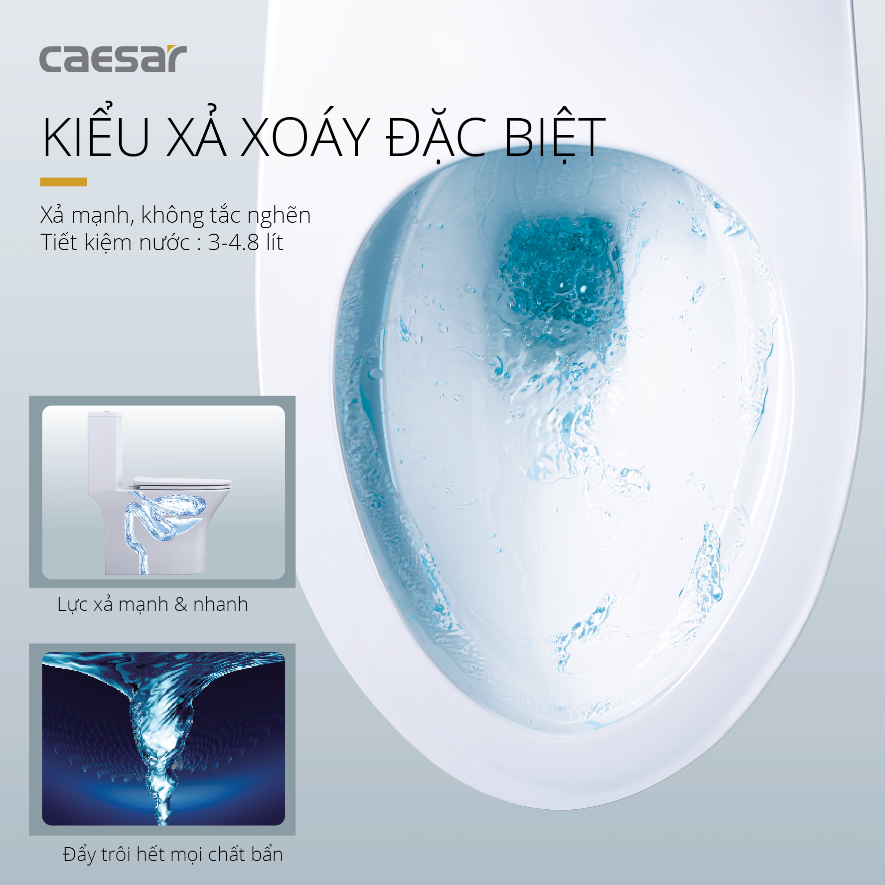 Bàn cầu một khối C1391 (CD391)