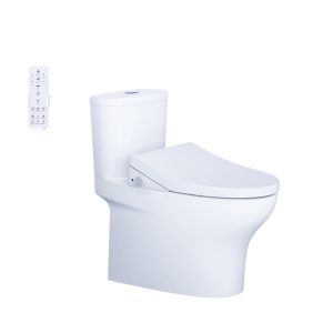 Bồn cầu 1 khối nắp điện tử Caesar C1394F/TAF512H