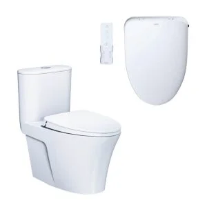 Bồn cầu 1 khối nắp điện tử Caesar C1395F/TAF710H