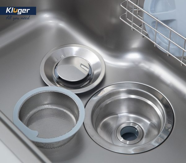 bát rác inox Kluger KS-185J