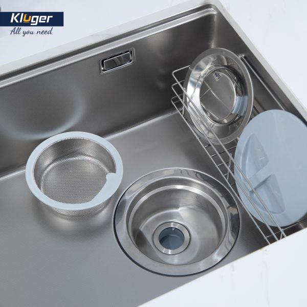bát rác inox Kluger KS-185J