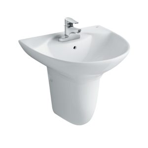 Chậu lavabo Inax L-288VFC treo tường