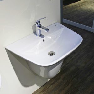 Chậu lavabo Inax L-297VFC treo tường