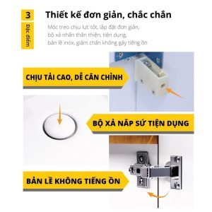 Bộ tủ lavabo Caesar LF5253/EH05253AWV