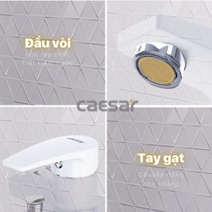 Sen tắm Caesar nóng lạnh S393CW