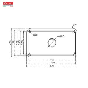 Workstation Sink KN8347SU Dekor