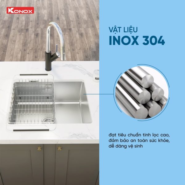 Chậu rửa bát KN6044SU Dekor