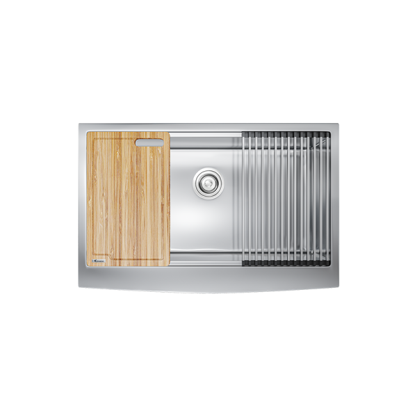 Chậu rửa bát Workstation Sink – Apron Sink KN8051AS Curve