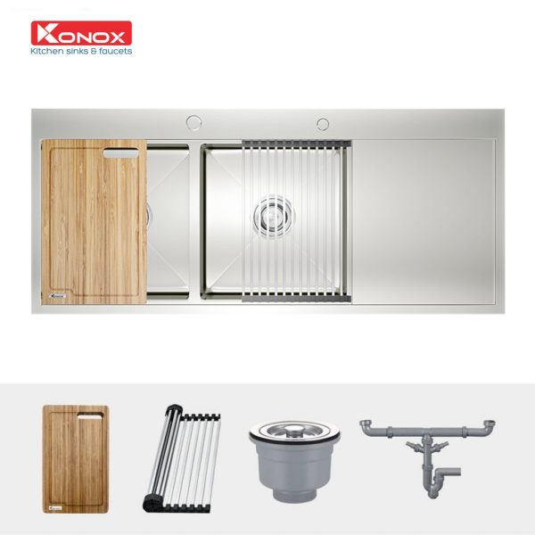 Chậu rửa bát Workstation Sink – Topmount Konox Sink KN11650TD