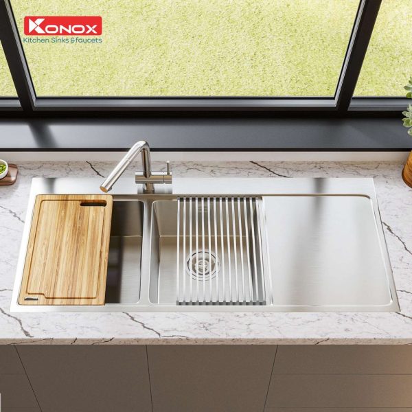 Chậu rửa bát Workstation Sink – Topmount Konox Sink KN11650TD