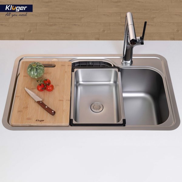 Chậu rửa nhỏ inox Kluger KSWB – 401FS