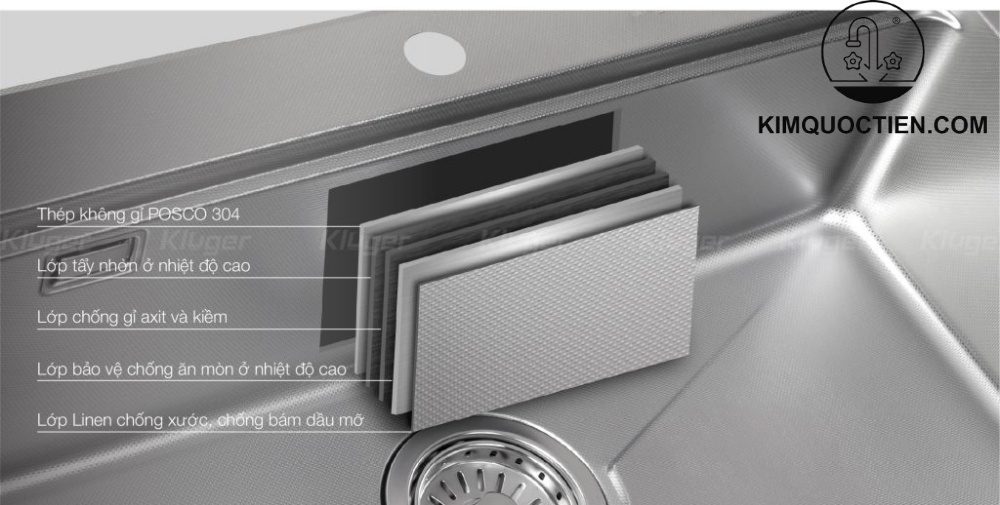 Chậu rửa bát Kluger KH8048FS – S80 Plus