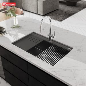 Granite Sink Terra 790S Black