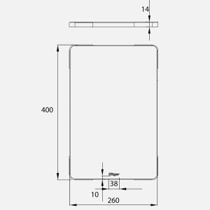 Thớt inox Kluger KCB – 121FB