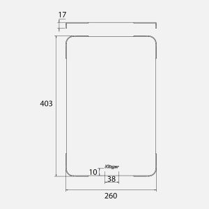 Thớt inox Kluger KCB – 122FS