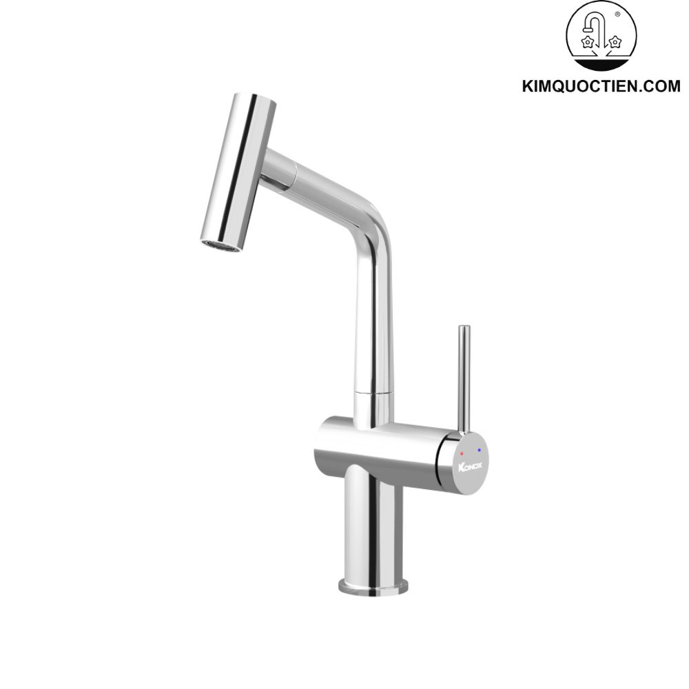 Vòi rửa bát dây rút Volta Chrome