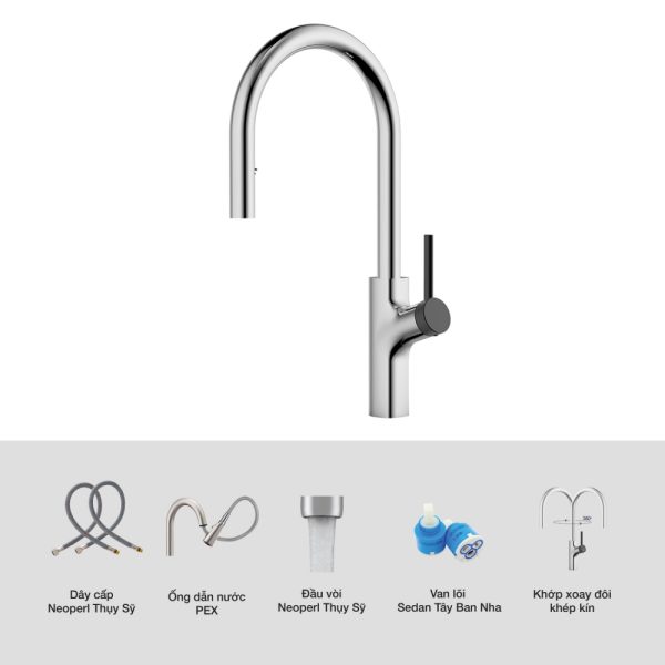 Vòi rửa bát Kluger KLF0006C