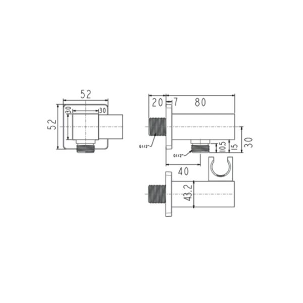 Gác vòi sen American Standard FFAS9143HG