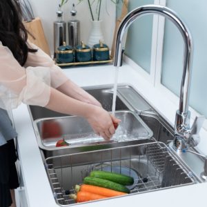 Vòi rửa chén NOBINOX LOFT NX533 dây rút nóng lạnh