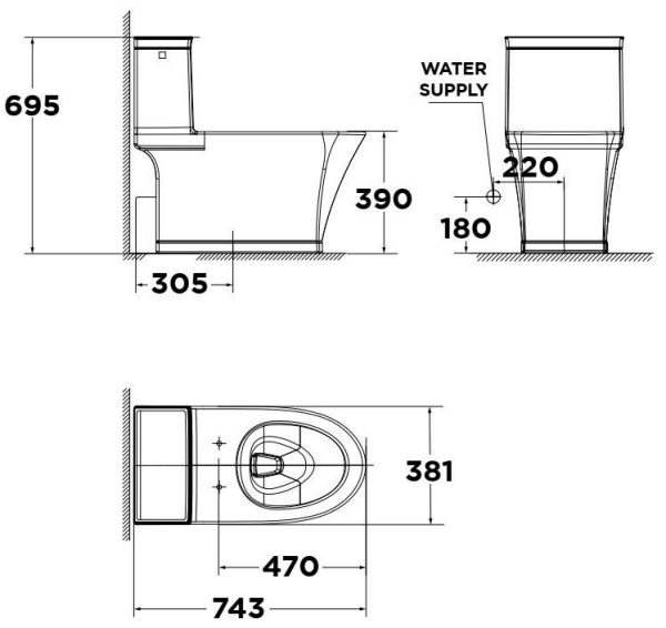bồn cầu American Standard WP-2025PL