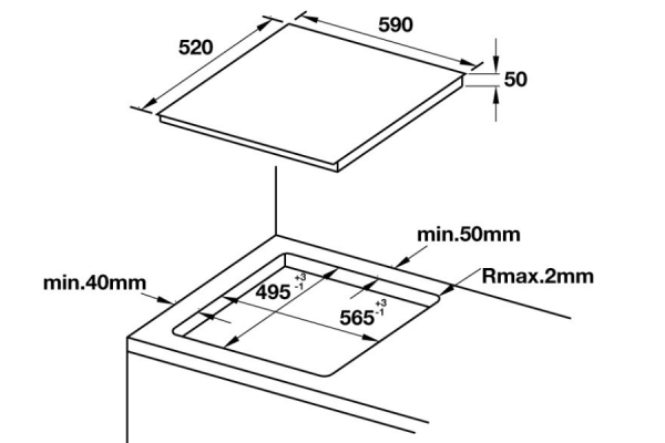 Bếp từ 3 vùng nấu Hafele HC-I6031B 536.61.911