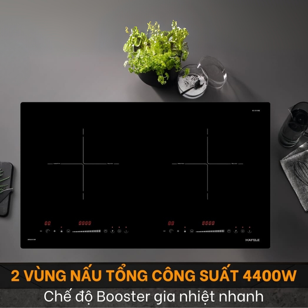 Bếp từ 2 vùng nấu Hafele HC-I3732KB 536.61.906