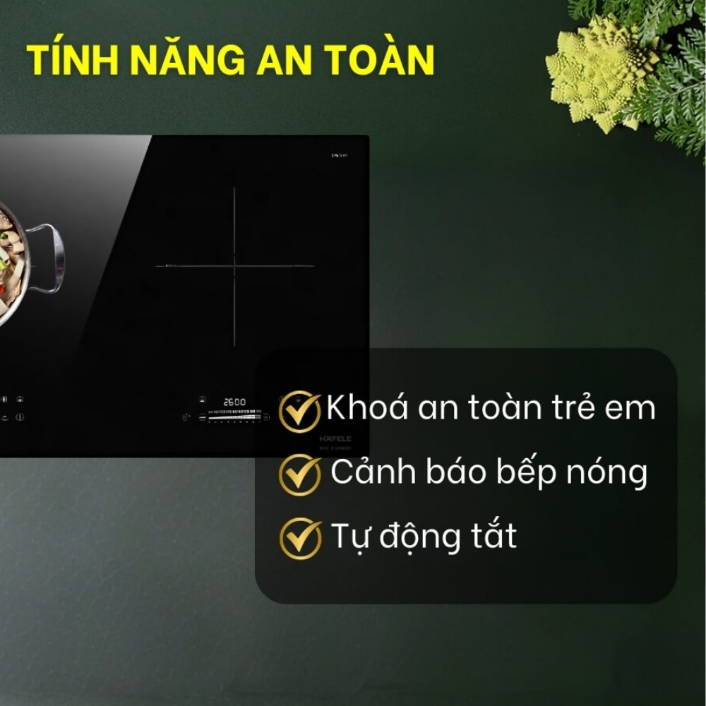 Bếp từ 2 vùng nấu Hafele HC-I7326B 533.09.989