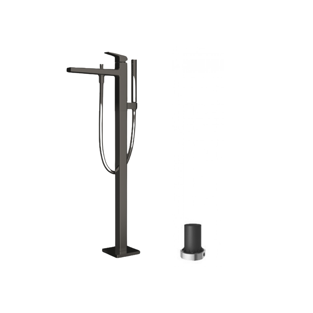 Vòi xả bồn nóng lạnh kèm sen vòi GB (loại đặt sàn) (kèm đế) TOTO TBG10306AA#MBL/TBN01105B đen mờ