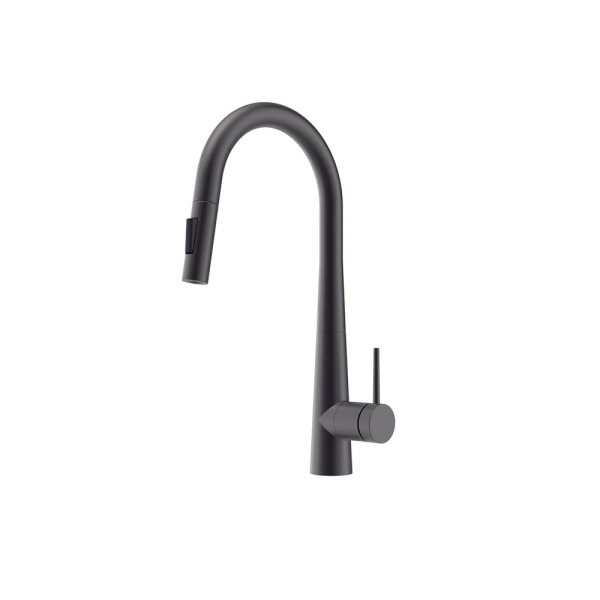 Vòi rửa chén Hafele HT24-SH1P417 567.24.498 màu đen