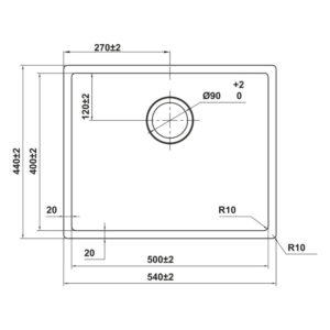 Chậu rửa chén Hafele R10 HS25-SSN1S-540 567.24.481 màu titan