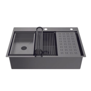 Chậu rửa chén Hafele WS R10 HS25-SSN1S-7650 567.24.485 màu đen