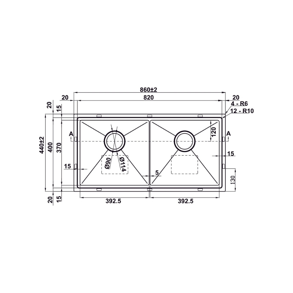Chậu rửa chén Hafele WS R10 HS25-SSN2S-8644_SILVER 567.94.023