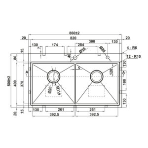 Chậu rửa chén Hafele WS R10 HS25-SSN2S-8650_SILVER 567.94.024