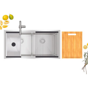 Combo chậu rửa chén Hafele 567.94.057 kèm phụ kiện