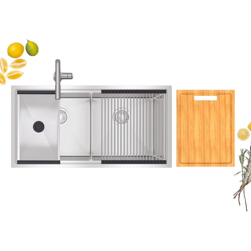 Combo chậu rửa chén Hafele 567.94.057 kèm phụ kiện