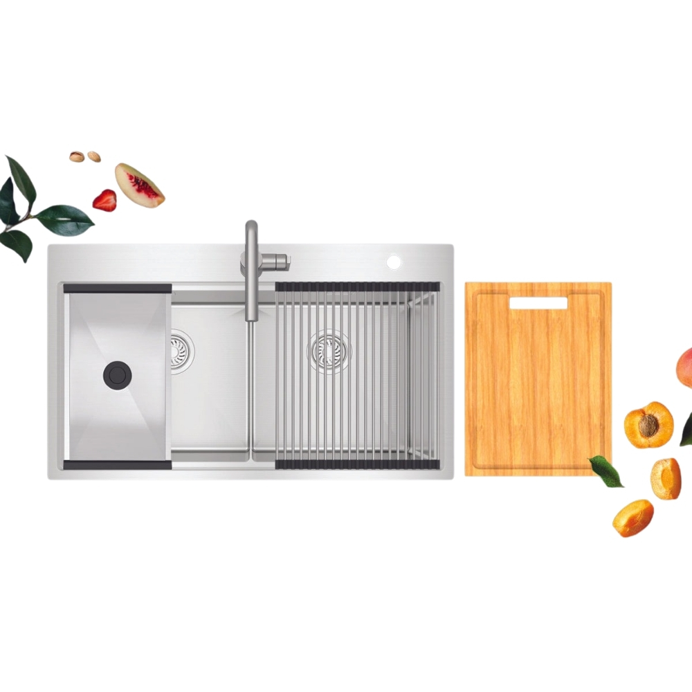 Combo chậu rửa chén Hafele 567.94.058 kèm phụ kiện