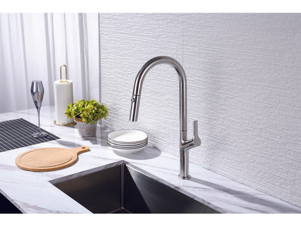 Thiết kế đầu vòi dây rút mang đến sự tiện nghi vượt trội