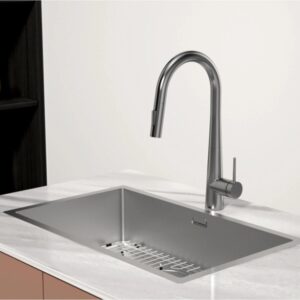 Vòi rửa chén Hafele HT24-SH1P417 570.85.041 màu titan