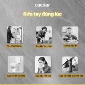 Vòi lavabo lạnh Caesar B119C