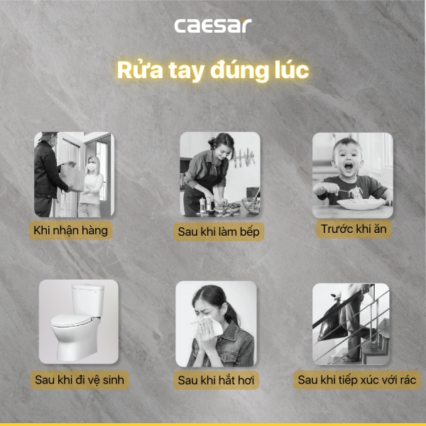 Vòi lavabo lạnh Caesar B119C