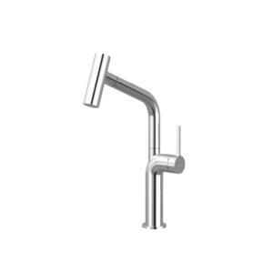 Vòi rửa chén Malloca K2206-CR (K2206CR) nóng lạnh dây rút