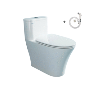 Bản vẽ kỹ thuật Bồn Cầu Viglacera V829 1 Khối Nắp Êm