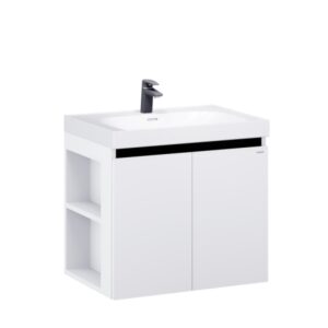 Tủ lavabo Caesar LF5357/EH15357CLV 70cm màu trắng hộc trái