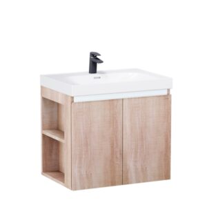 Tủ lavabo Caesar LF5357/EH15357CLW7V 70cm màu vân gỗ hộc trái