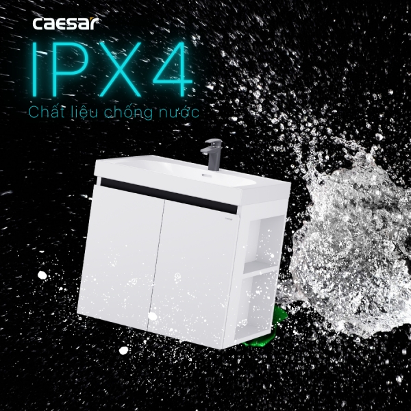 Tủ lavabo Caesar LF5357/EH15357CRV 70cm màu trắng hộc phải
