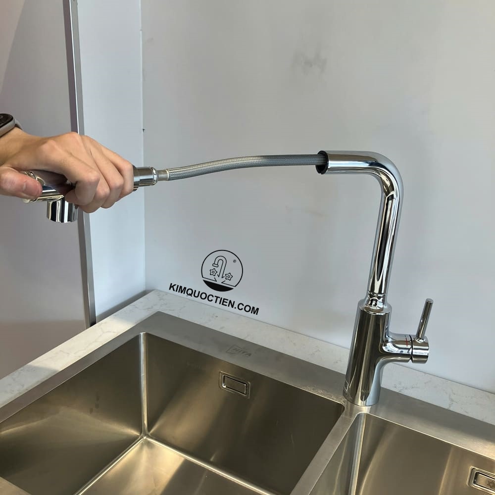 vòi rửa dây rút