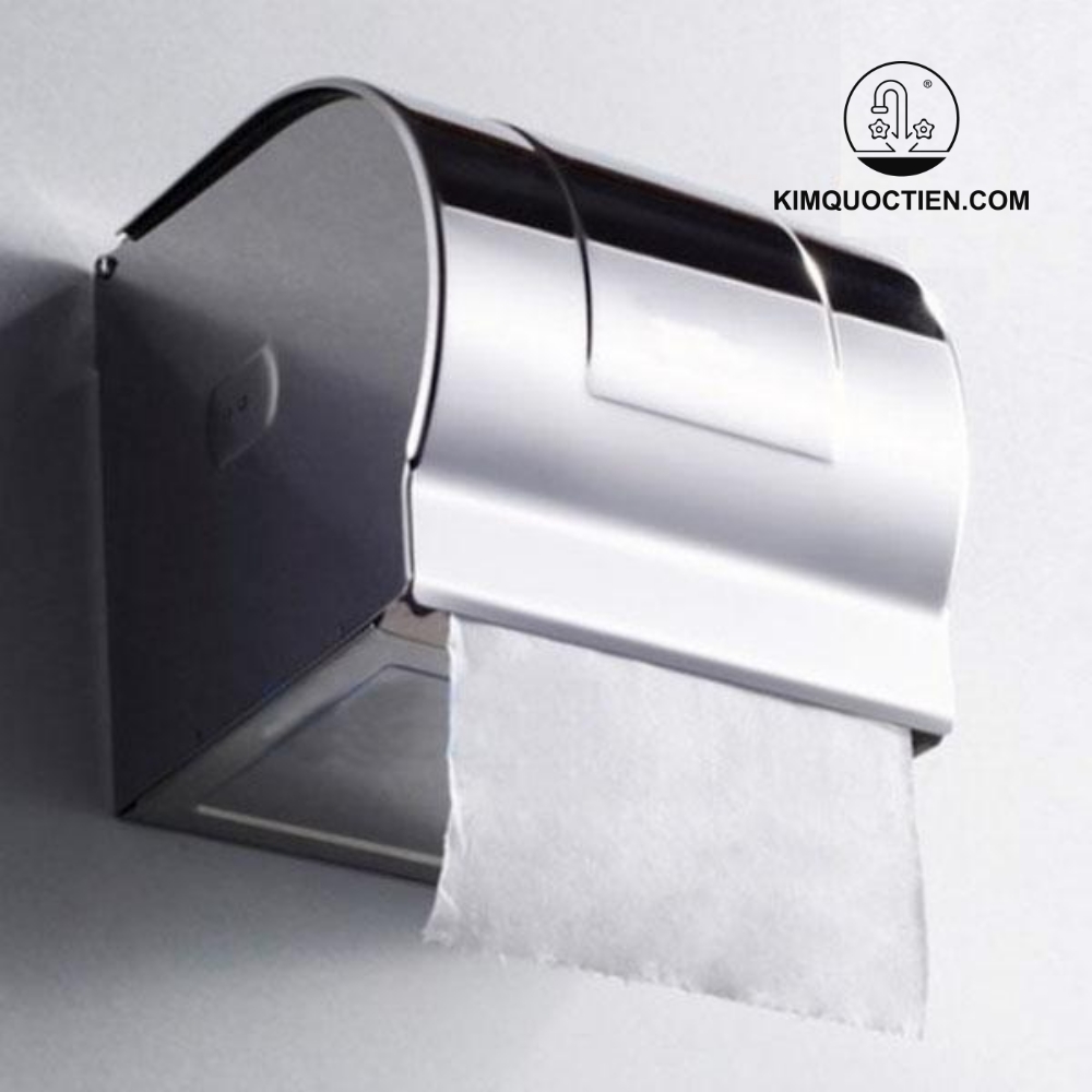 Hộp đựng giấy vệ sinh kín, chống nước và bụi, lý tưởng cho phòng tắm nhỏ hoặc khu vực tắm-không tách riêng