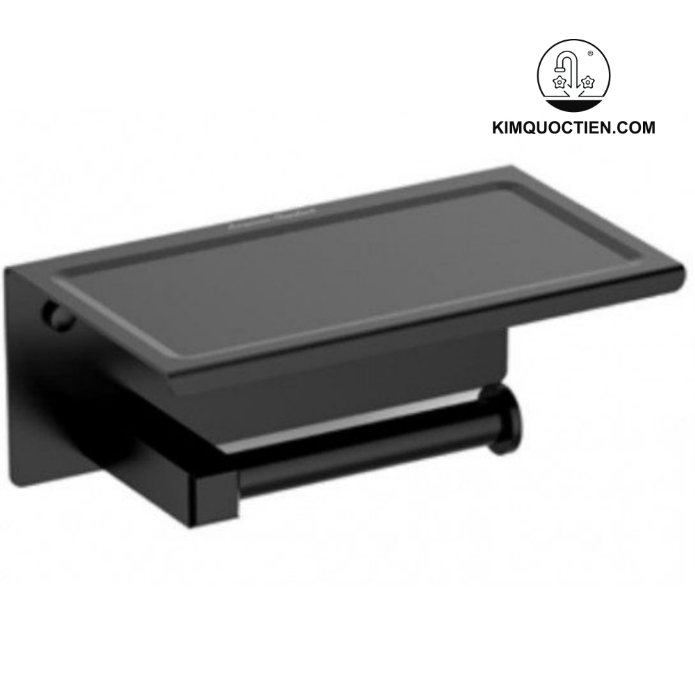 Chất liệu lô giấy vệ sinh American Standard: inox, đồng mạ Crôm, sứ và nhựa cao cấp, bền chắc và dễ vệ sinh."