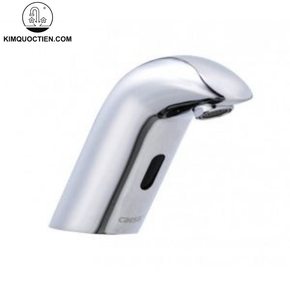 Vòi cảm ứng Caesar vận hành không chạm, giúp rửa tay tiện lợi, hạn chế vi khuẩn và giữ không gian sạch sẽ.
